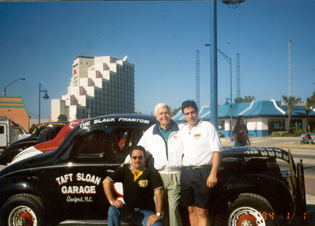 Danny and Gilbert with Tim Flock