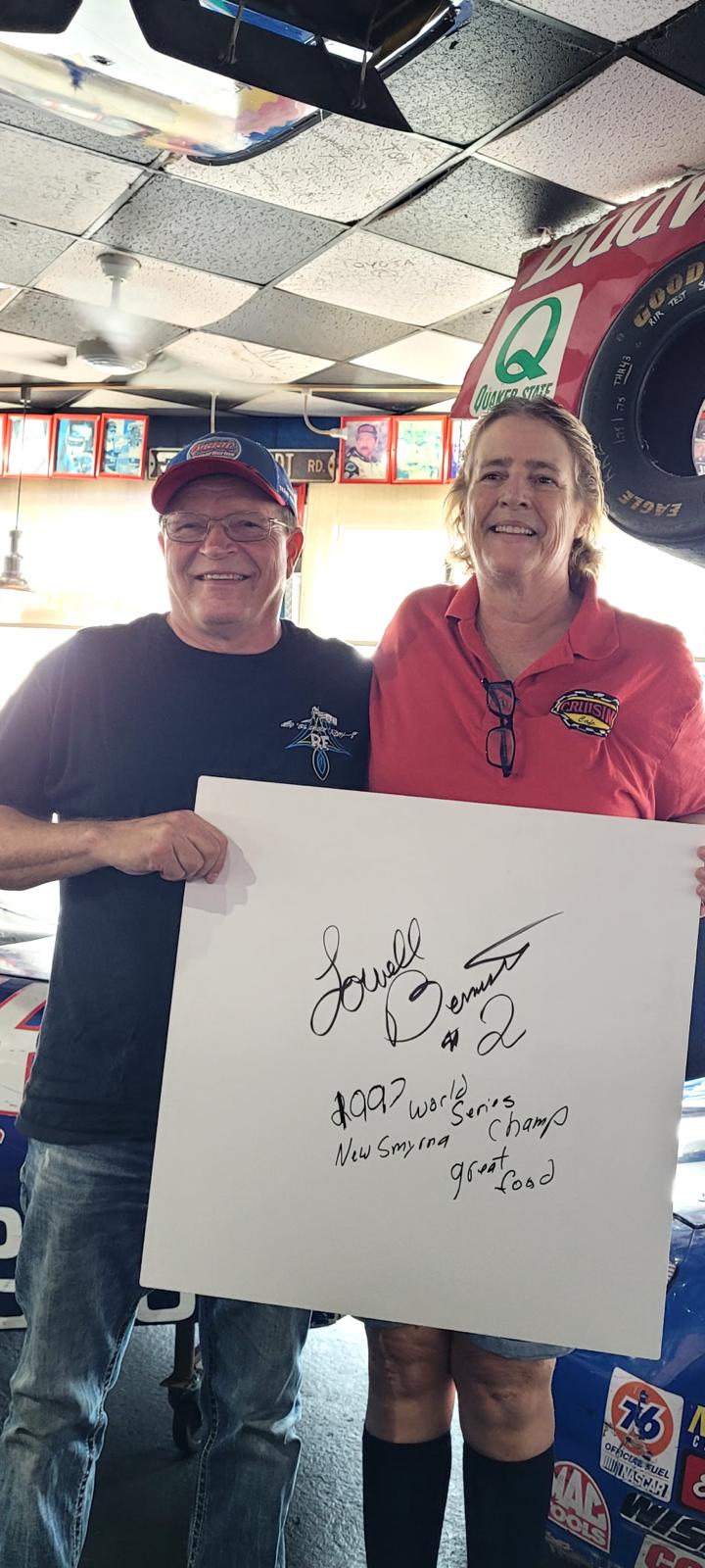 Lowell Bennett #2, 1997 World Series Champ at New Smyrna — "great food!"
