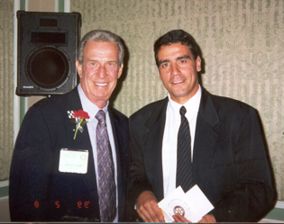 Danny with Ned Jarrett father of driver Dale Jarrett