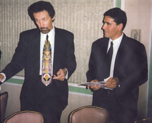 The King of NASCAR Racing Mr. Richard Petty with Danny at a local event. 1964,1966,1971,1973,1974 and 1979 Daytona 500 winner.