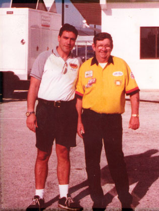 Danny with Racing Great Donnie Allison.
