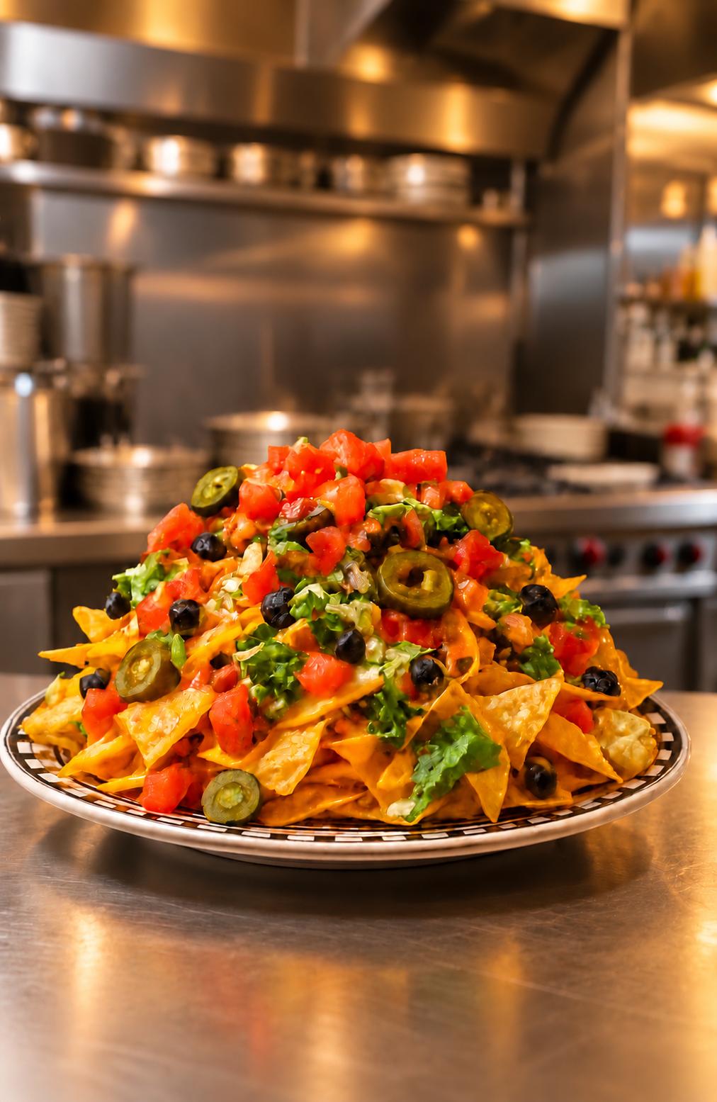 Grand Stand Nachos at Cruisin Café