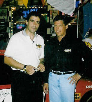 Danny with Mike Cope who also drove the number 44 Slim Jim Car
