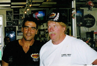 Danny with Robert Yates another NASCAR great! He is a team owner and one of the greatest engine builders in the sports history.