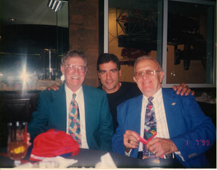 Danny with another Racing Great Raymond Lee Fox Sr. The Legend of NASCAR and our friend Mr Hilly.