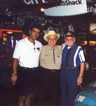 Danny with Mr. Hilly (left) and Juny Denlevy (right)