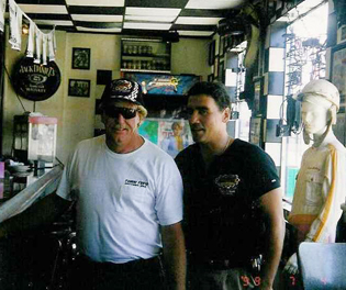 Danny in another shot with Robert Yates!
